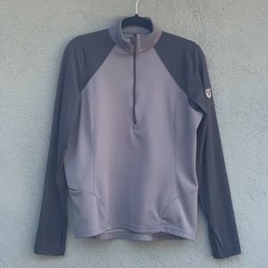 Kerrits Long-Sleeve Two-Tone Half Zip NWOT